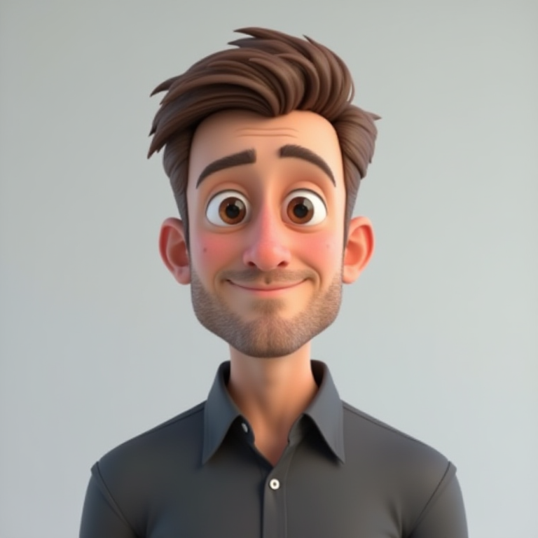 3D avatar of Oliver Grant, an AI Campaign Operator